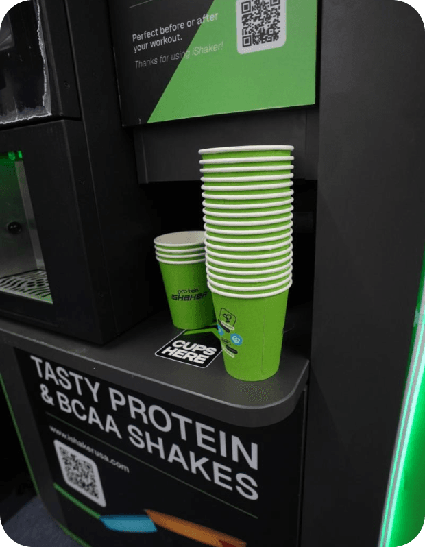 What inside in iShaker machines 5